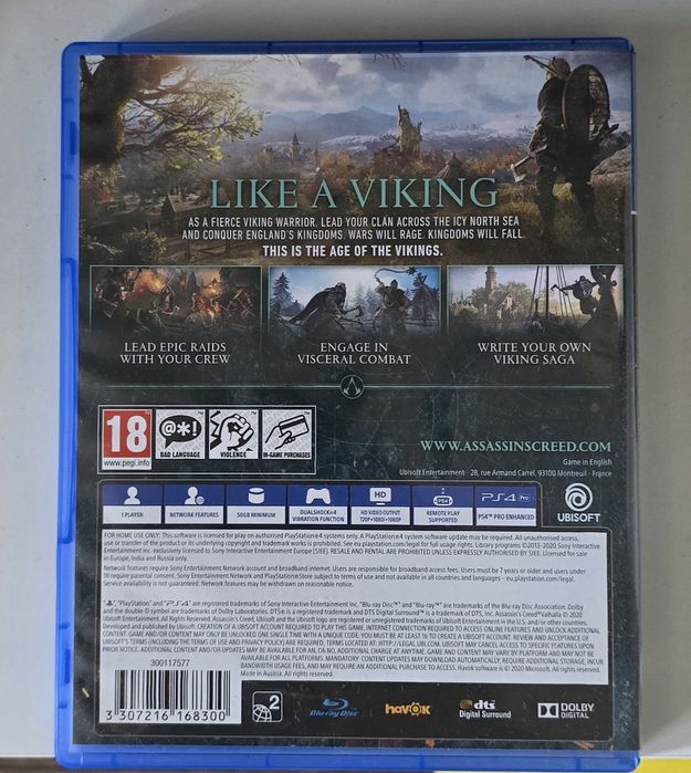 Assassin’s Creed: Valhalla (Ps 4) Продажа