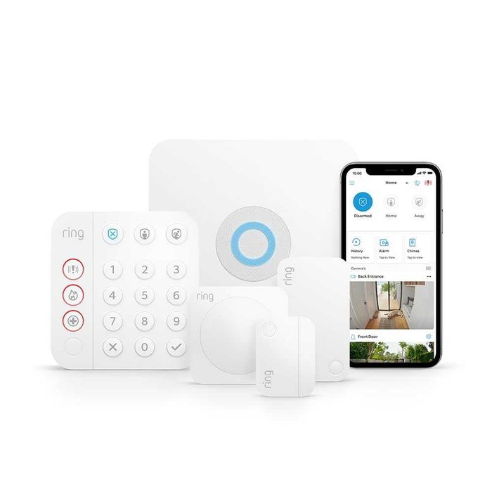 Sistem de securitate cu alarma Ring 5 piese Wireless Control aplicatie