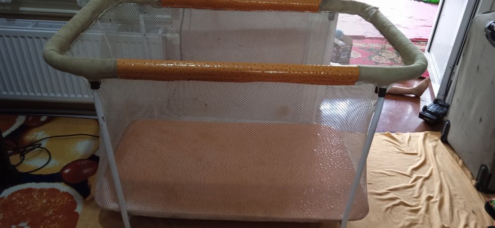 Детская мебель кровать+манеж