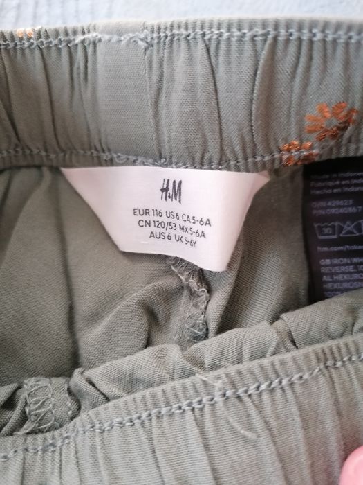 Pantaloni de vară H&M 116 cm