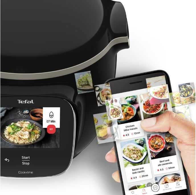 Multicooker inteligent sub presiune Tefal Cook4me Touch CY912831
