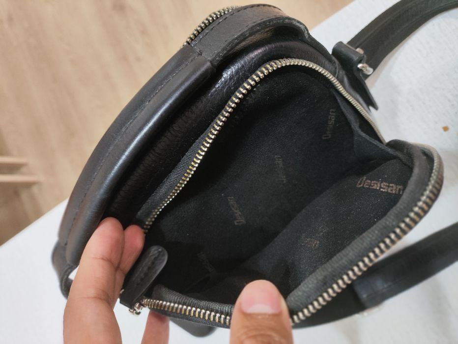 Барсетка кожанная