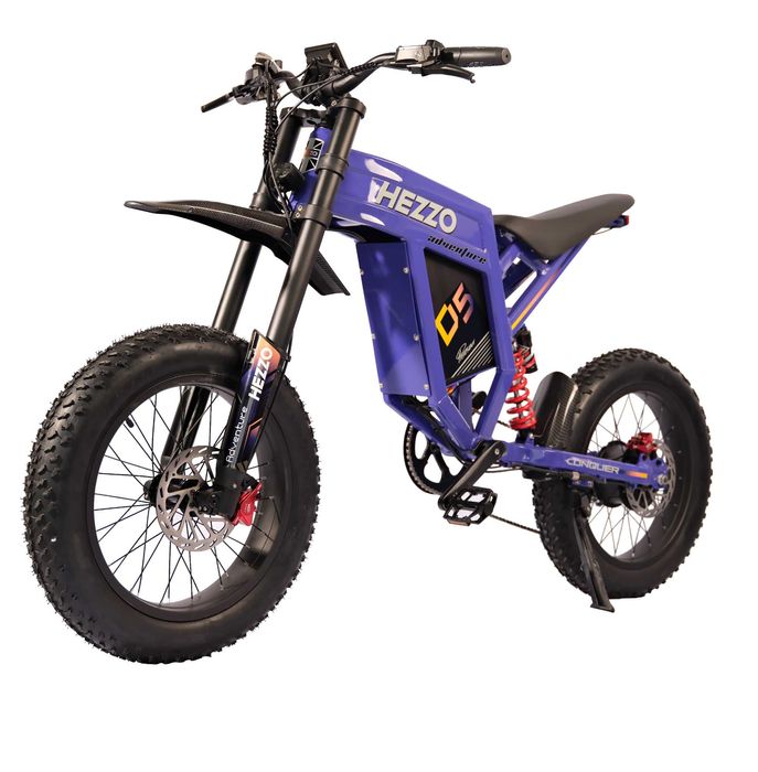 Електрически кросов велосипед HEZZO D5 – 3000W,70 км/ч, 150 км.Наличен