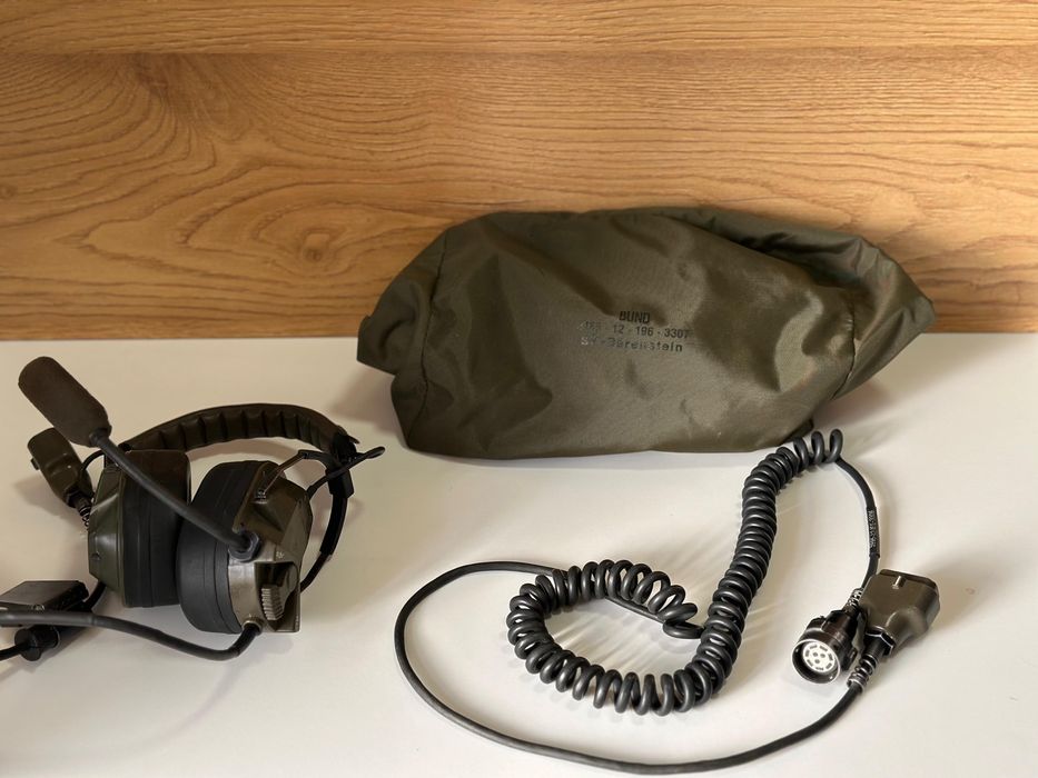 Casti militare germane TELEMIT pentru tancuri bilndate transportoare