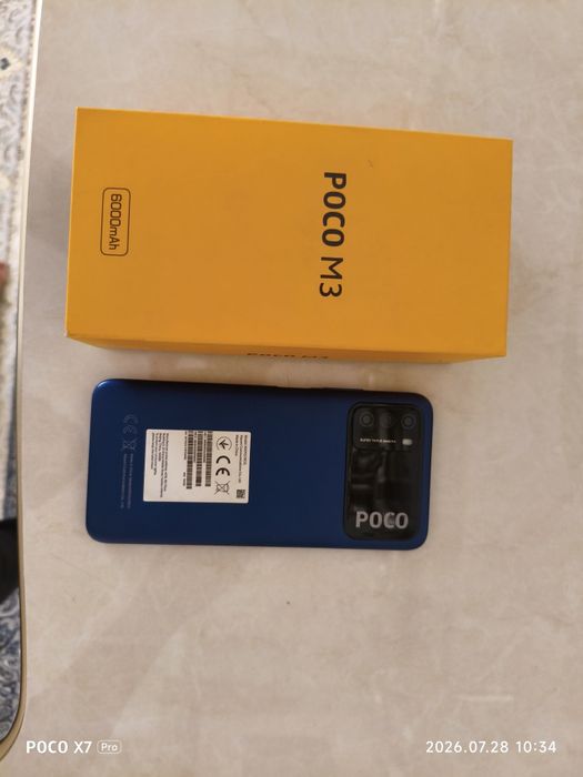 POCO M3 6000mah 4/64 gb