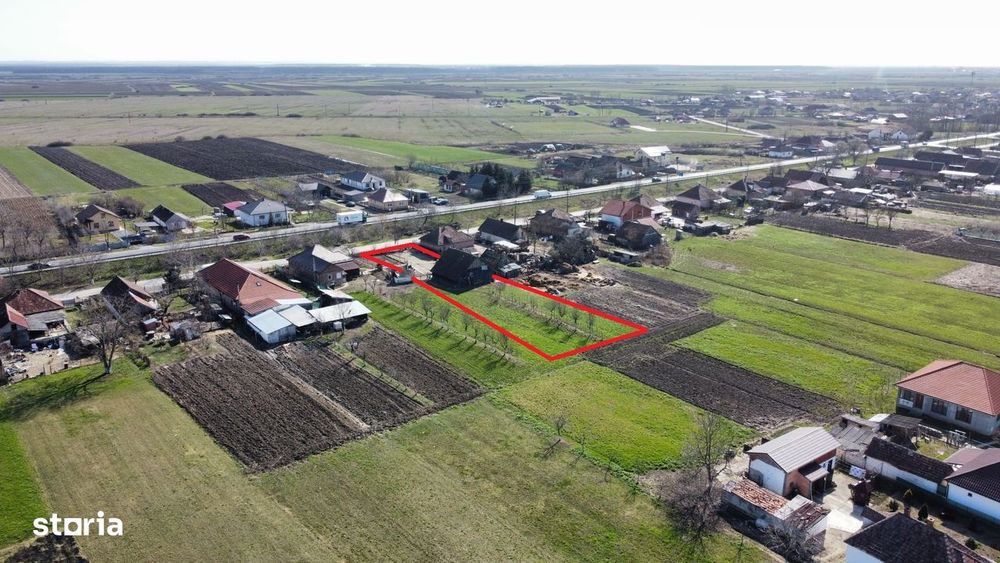 Teren intravilan 1.400 mp, ideal pentru constructia unei case