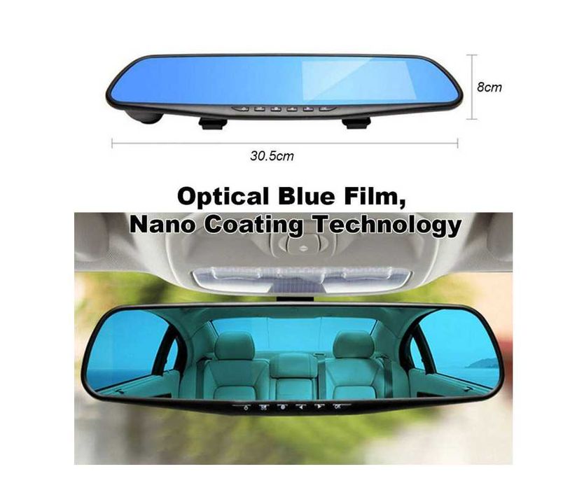 Огледало за обратно виждане с камера и LCD 4.5"