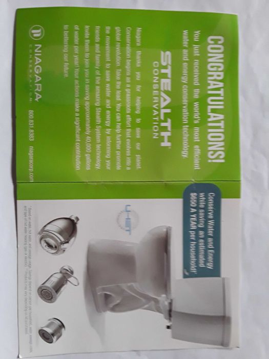 Cap duș set 3 bucăți Made in U.S.A.