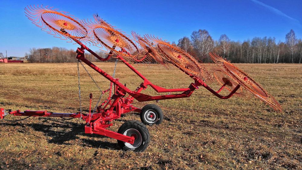 Грабли ворошилки прицепные WR8 HARVEST