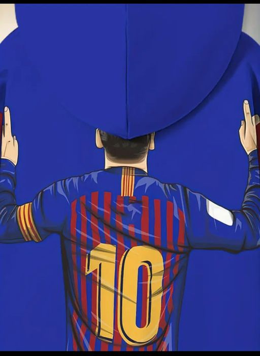 Футболен детски суитшър, Messi, 7-8г, тънко яке