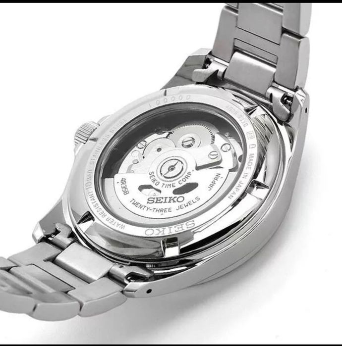 Часы Seiko  " Automatic Collection" Black dial with silver hands