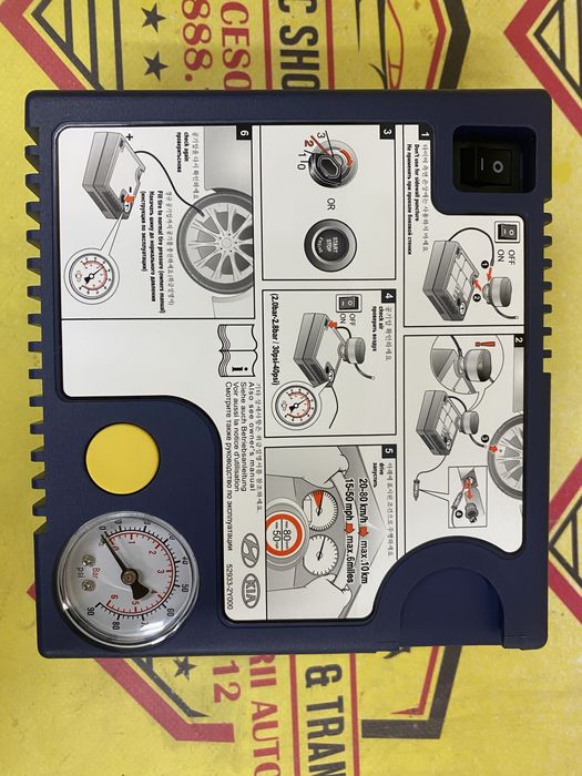 Compresor auto autoturism mașină umflat roti OE Hyundai Kia 12V 180W