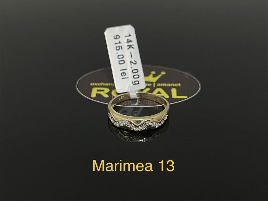 Bijuteria Royal CB: Inel dama aur 14k 2,00gr