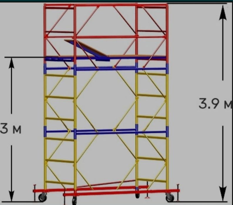 Продам строительные леса вышка тура леса на колесах
