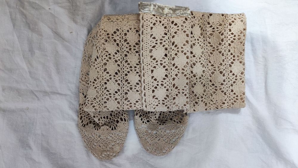 Вязанные домашние сапожки 37р