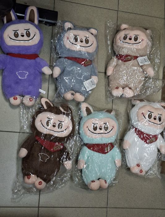 Интерактивна плюшена Дишаща Музикална и Светеща играчка Лабубу Labubu