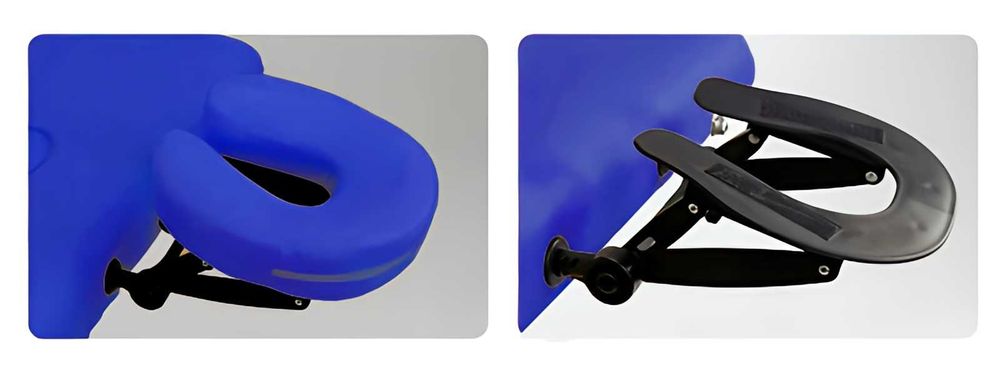 Масажна маса алуминиева Zenet ZET-1044 размер M тъмно синя