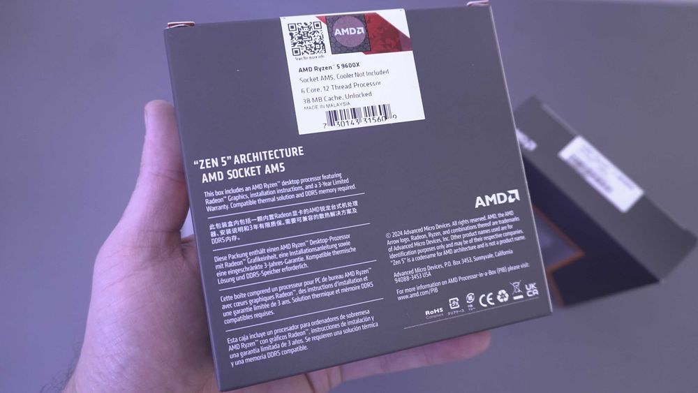 AMD Ryzen 5 9600X - чисто нови и запечатани процесори