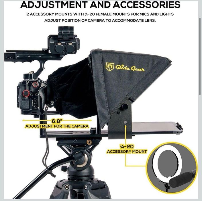 Glide Gear TMP 100 Teleprompter — телесуфлёр для DSLR-камер
