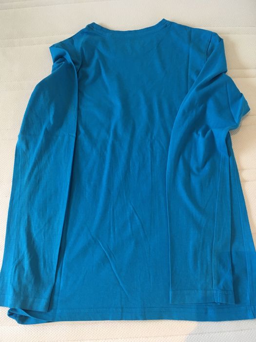 tricou baieti, albastru, cu maneca lunga