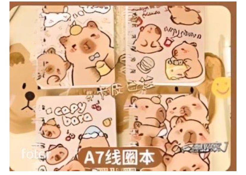 Набор капибара 6 предметов