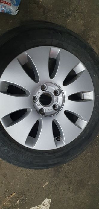 Jante originale Audi A6 si anvelope vara Dunlop 205/60/R16
