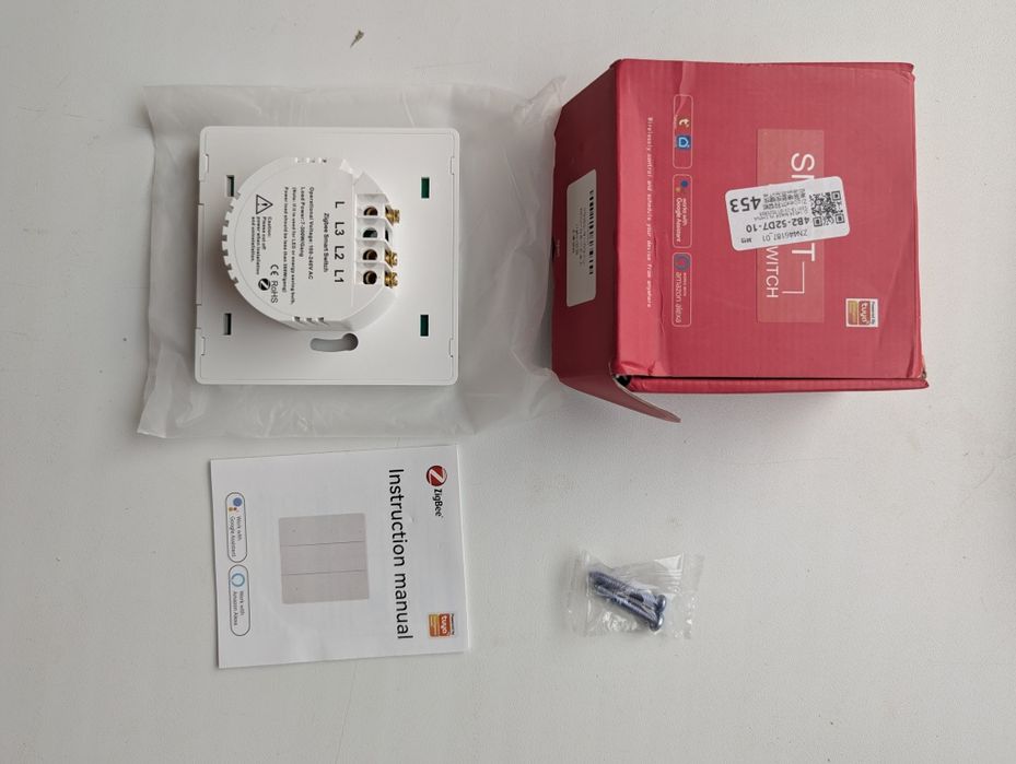Умные выключатели tuya Smart (zigbee) без нейтральей