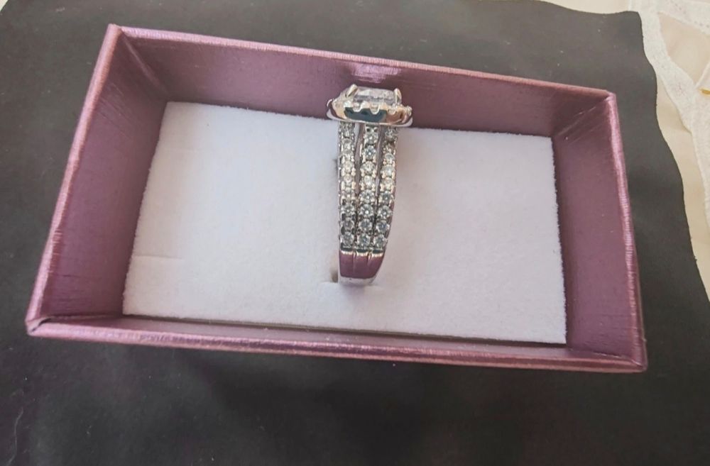 Inel elegant placat cu argint