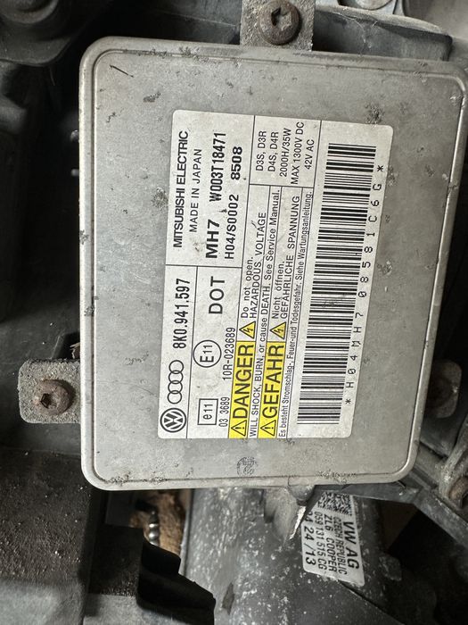 Modul far  droser audi a4 a5 a6 q5 a7 q7 passat cc b7 phaeton 8k0941597