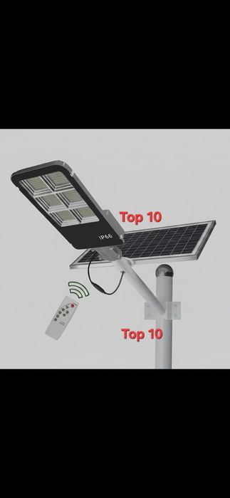 Улична соларна лампа със сензор Led осветление