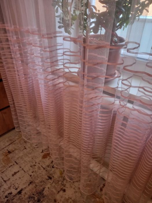 Продам тюли,5 метров,цвет пудровый, 6 тыс тенге.