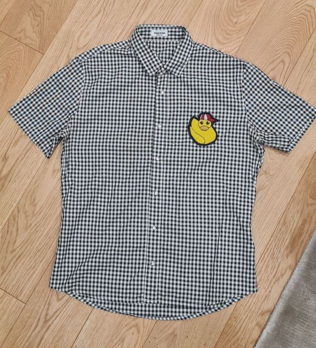 Мъжка риза с къс ръкав L р-р au jour le jour + подарък тениска