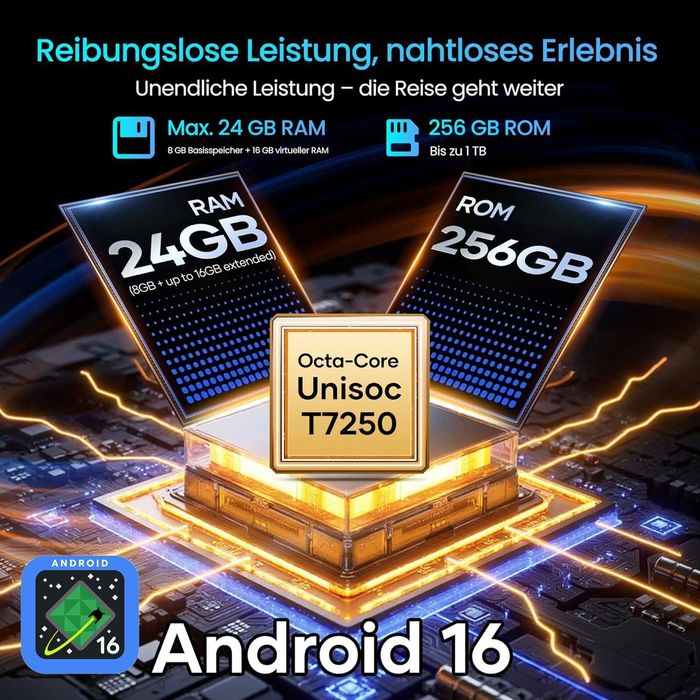 LAGENIO Rhino 1 Pro - 6.9", 8GB+16GB/256GB, 12000mAh, защита, Stereo