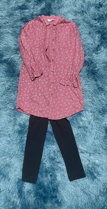 Лот: Ново блуза H&M, нова пола H&M, клин Zara, рокля H&M, тениска Zara.