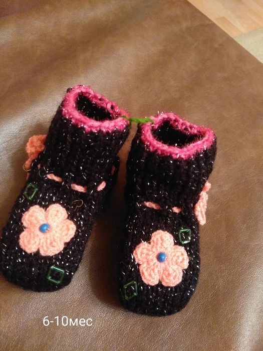 Пинетки вязаные  пинетки