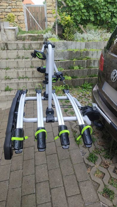 Suport biciclete MAMMOOTH pentru 4 biciclete, montare pe cârlig