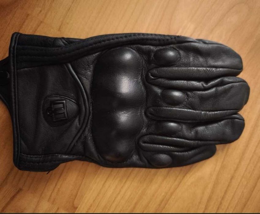 Manusi Piele Negre Noi Marime L Motocicleta Scooter Moto