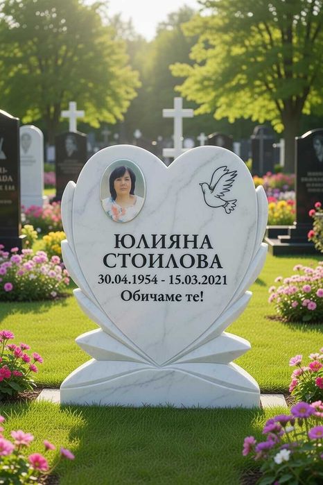 Надгробни Паметници от гранит и мрамор – много модели