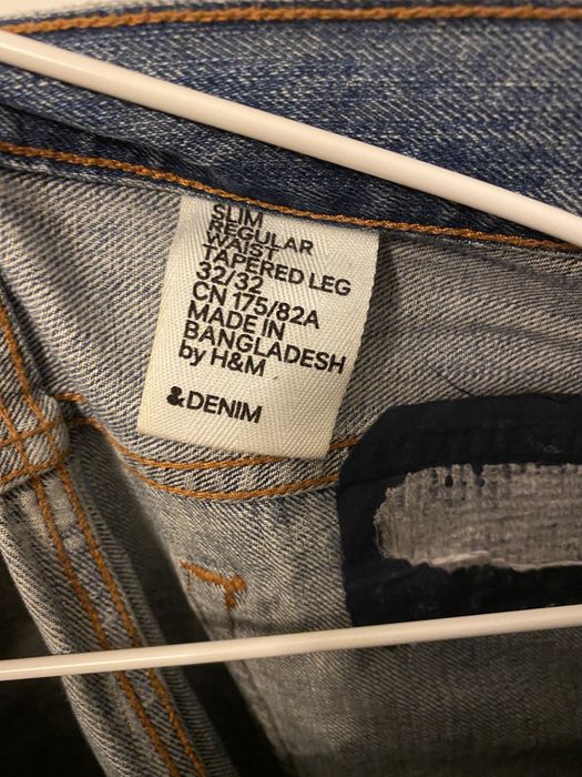 Denim H&M 32/32 regular waist slim tapered