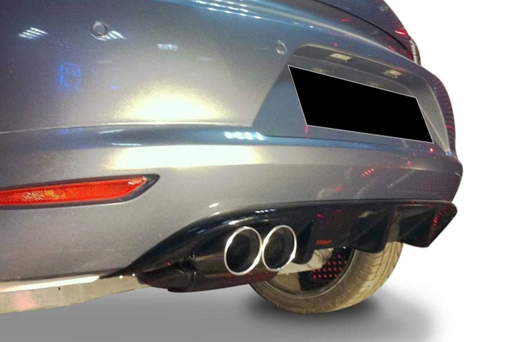 Дифузьор за сироко широко / добавка за задна броня / vw scirocco diffuser 2008-2013
