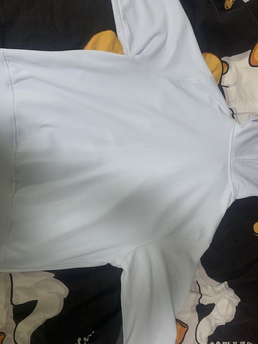 Голубая кофта зип-худи