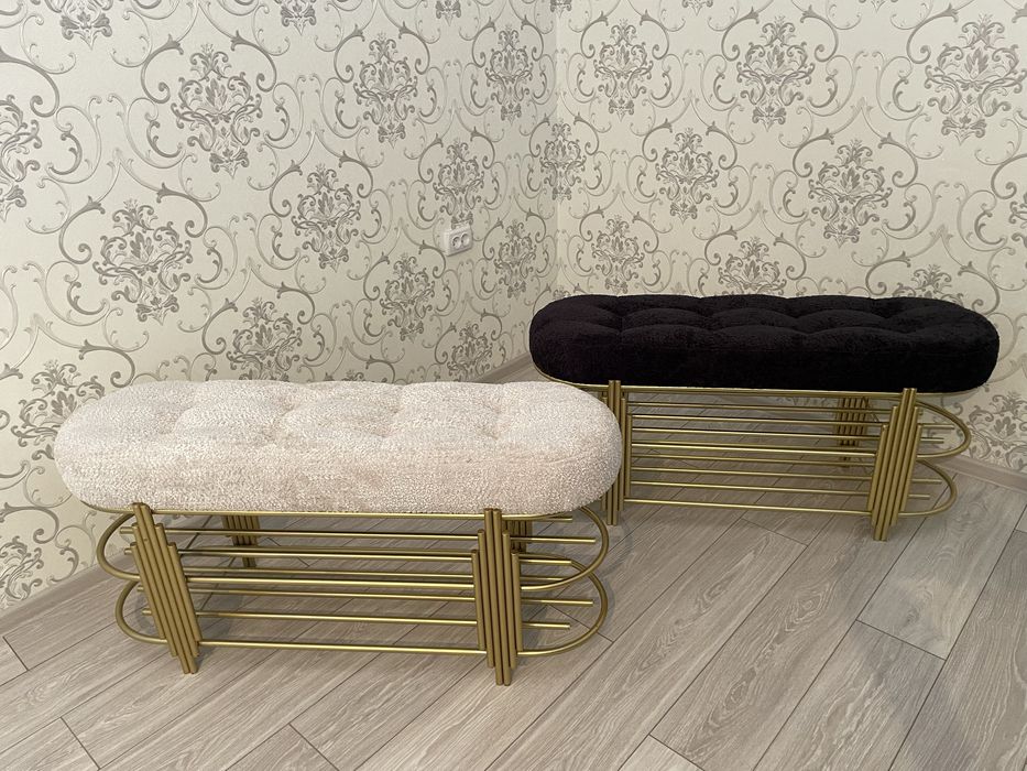 Дизайнерский пуфик. Pufik. Yumshoq mebel. Oyoq kiyim uchun pufik