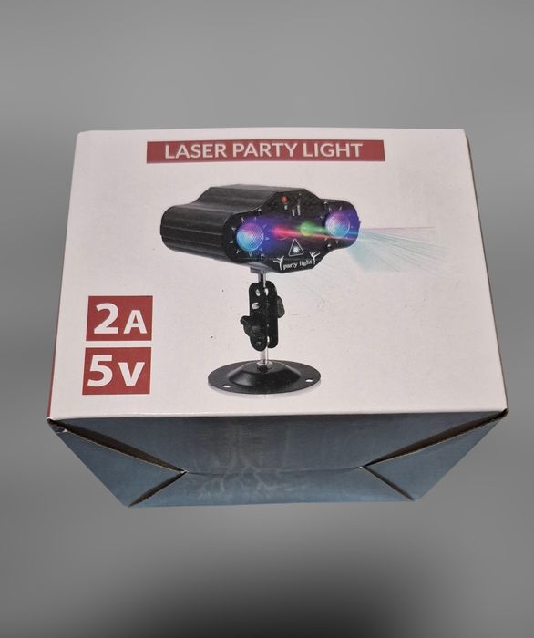 DJ Disco Laser за партита със визуални ефекти сменящи се според ритъма