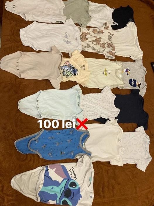 Vand haine bebe 1-3 luni