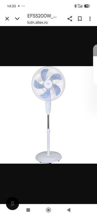 Ventilator cu picior Beko EFS5200W
