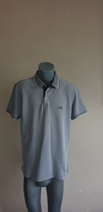 Hugo Boss  Pique Pima Cotton Regular Fit  XL - 2XL  ОРИГИНАЛ! Мъжка Те