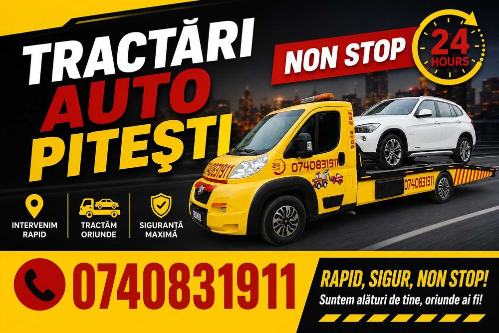 Tractari auto O74O831911 platforma,vulcanizare mobilaNON STOP A1