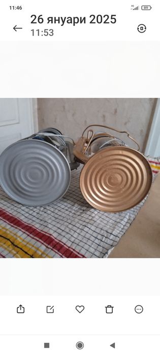 Стари газени фенери "Глобус 107" - 2 броя