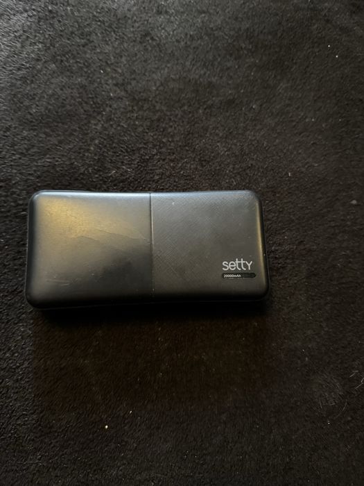 Външна батерия Setty 20000 mAh черна