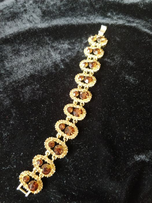 Браслет со стразами 18 см